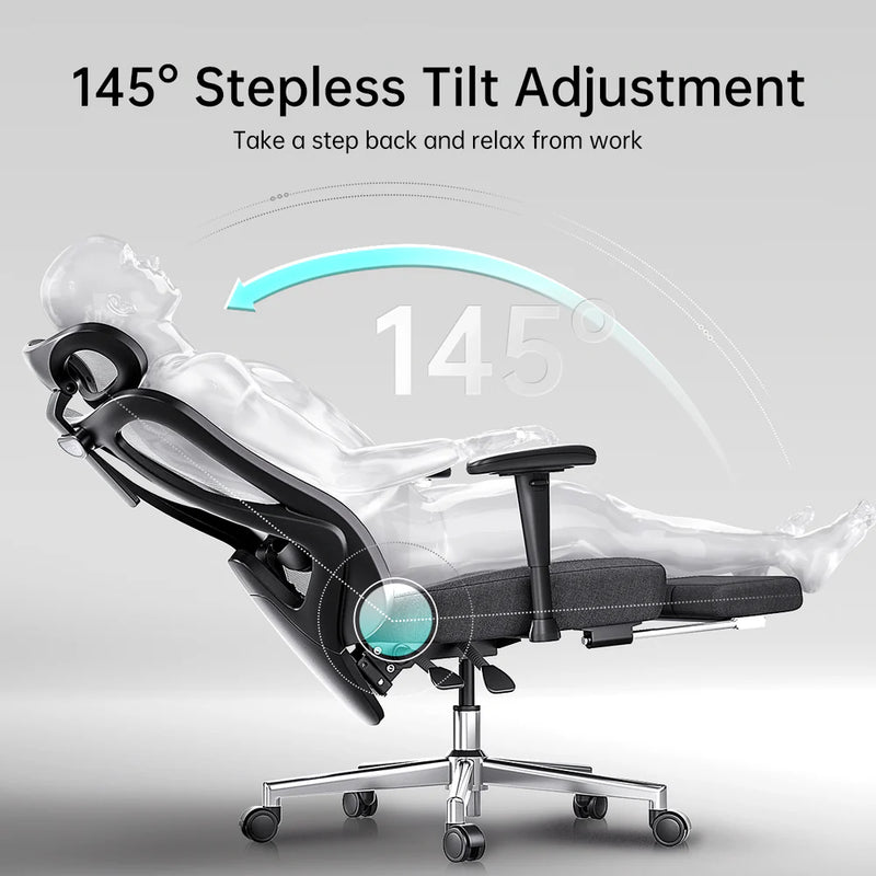 P3 Ergonomic Chair with Footrest